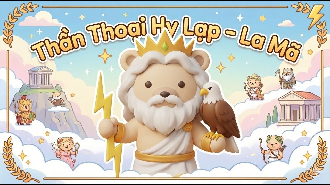 Câu Chuyện Bên Gối: Thần thoại Hy Lạp La Mã (Phần 1- Khởi nguyên của thế giới)