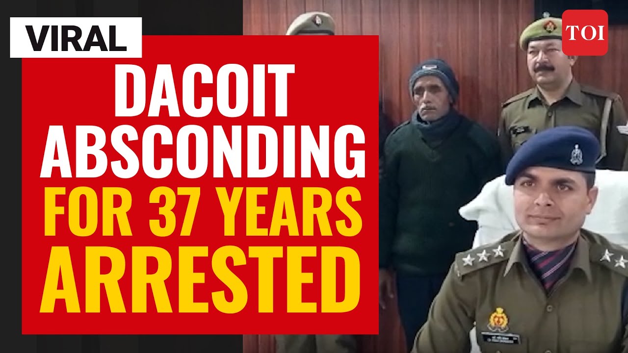 Viral video | Dacoit absconding for 37 years arrested