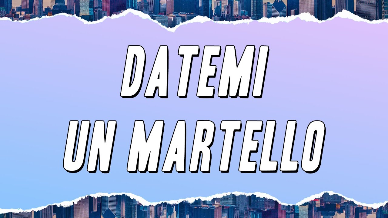 Rita Pavone - Datemi un martello (Testo)