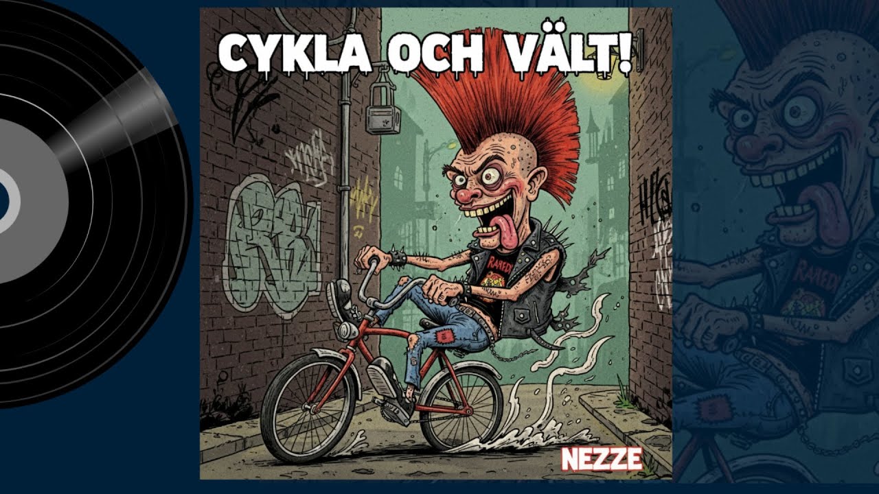 Nezze - Cykla och vält din fjant! (Psychobilly-versionen. Svensk)
