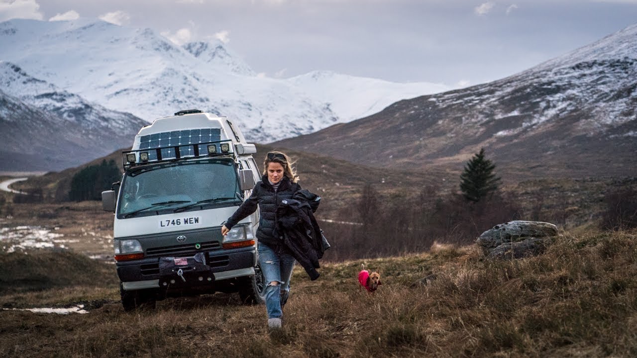 MudNomad in Scotland - Vanlife, offroading in a Toyota Hiace 4x4.
