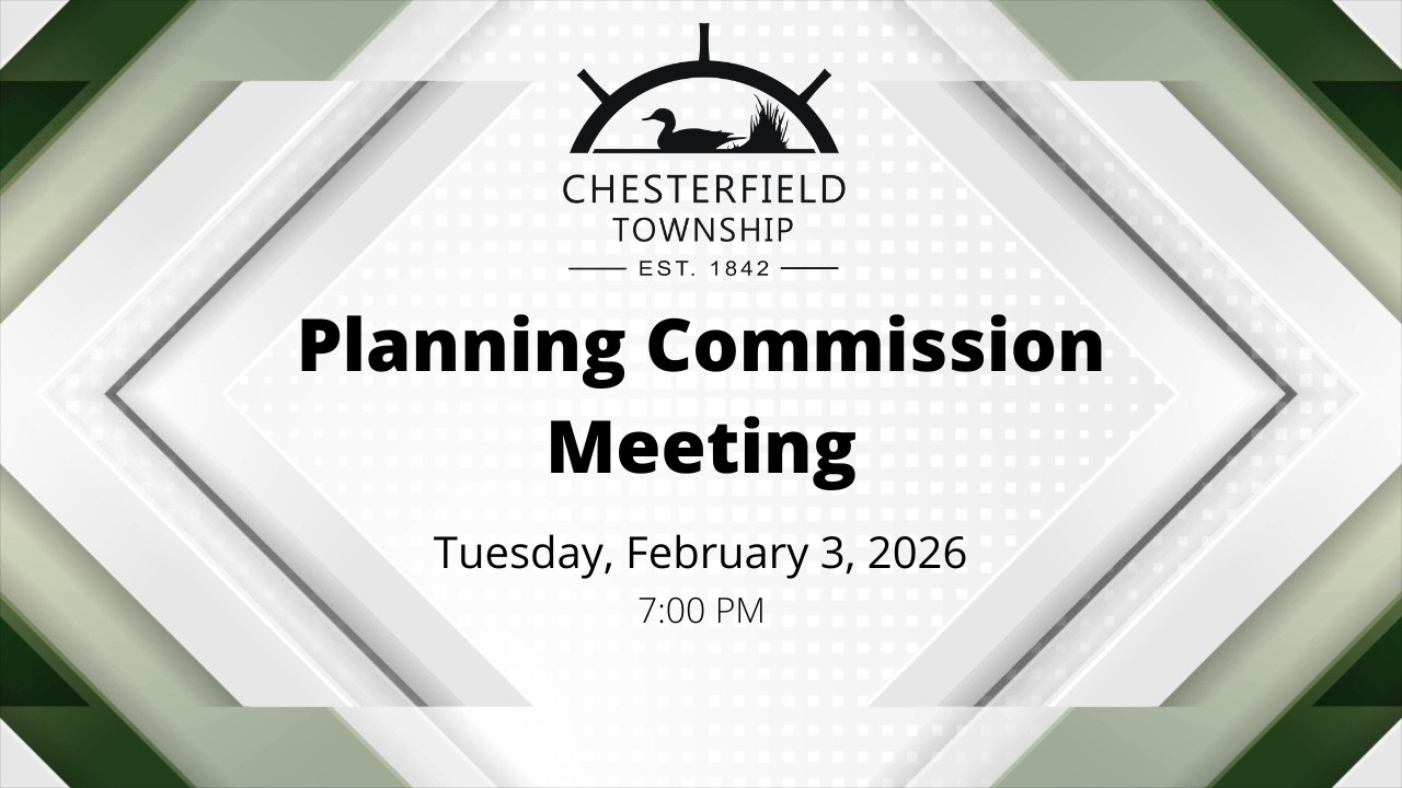 2.3.2026 - Charter Township of Chesterfield Planning Commission Meeting