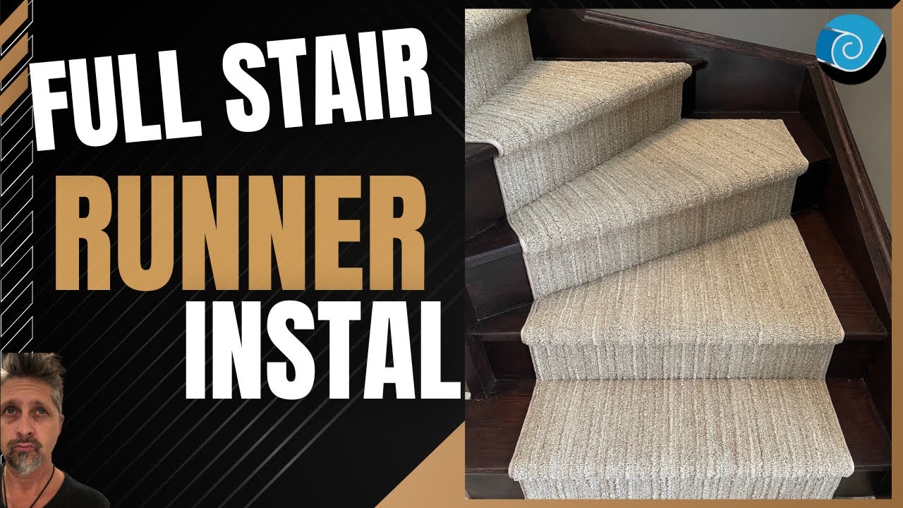 Stair Runner Installation Straight, Turning & Landing