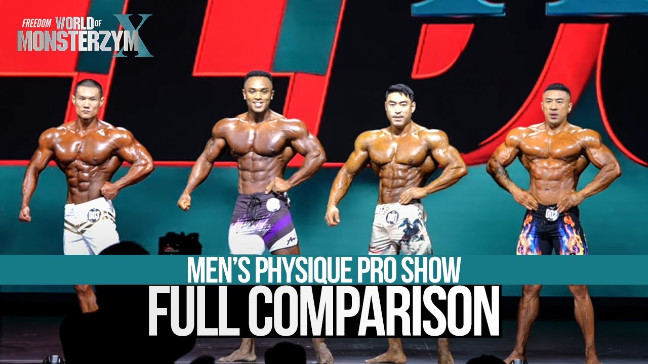 2025 Freedom World of Monsterzym 10 Men's Physique Pro Show Comparison