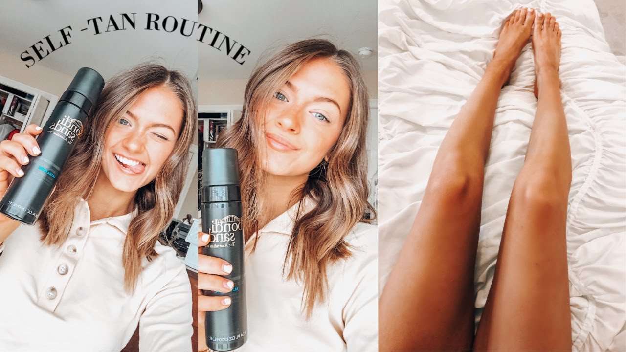 HOW I SELF-TAN + Bondi Sands Self Tanner Review