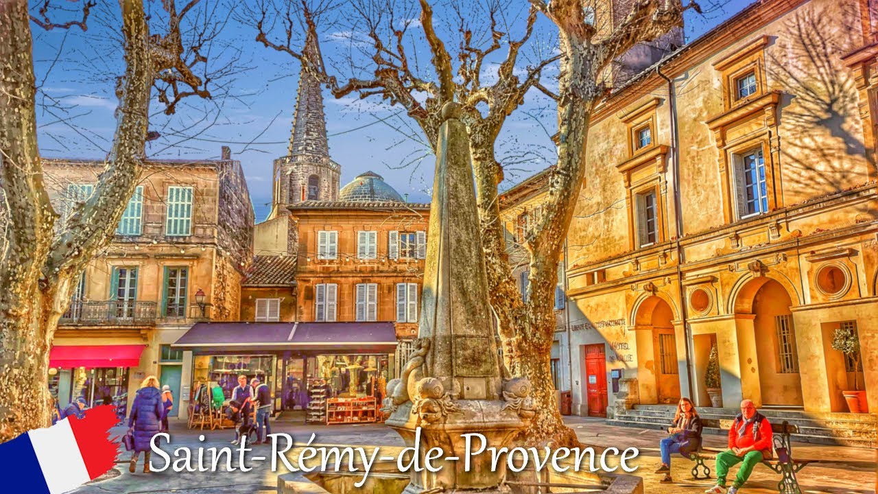 Сен-Реми-де-Прованс 🇫🇷 Тур по французской деревне 🌞 Красивые деревни Прованса 🌸 4K