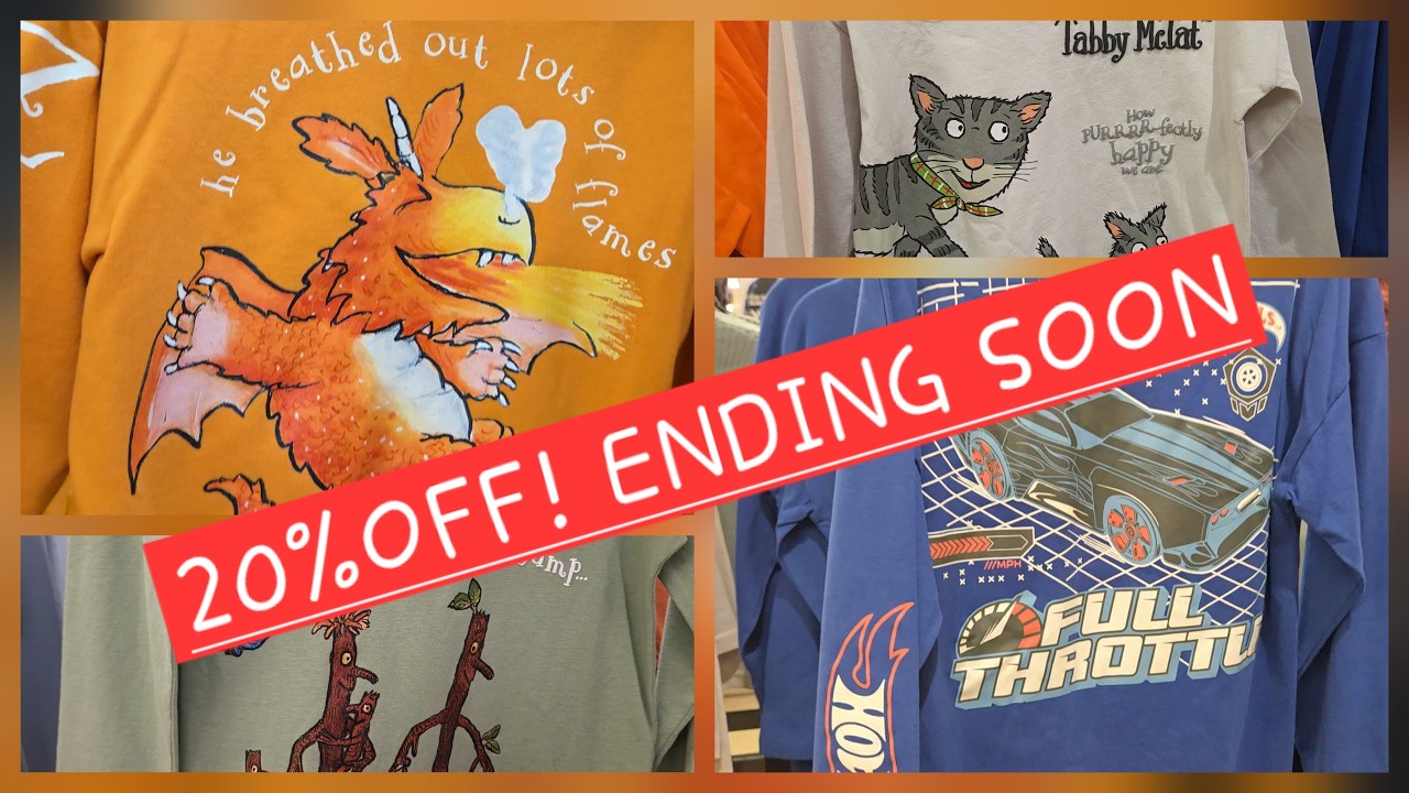 Sainsbury’s Kids Clothing Haul: Stick Man, Zog, Snail & The Whale + More! (20% OFF) @Bex's Bargains