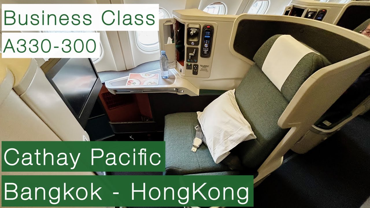 Flying Cathay Pacific Business Class | Bangkok to Hong Kong on Flight CX700 Review