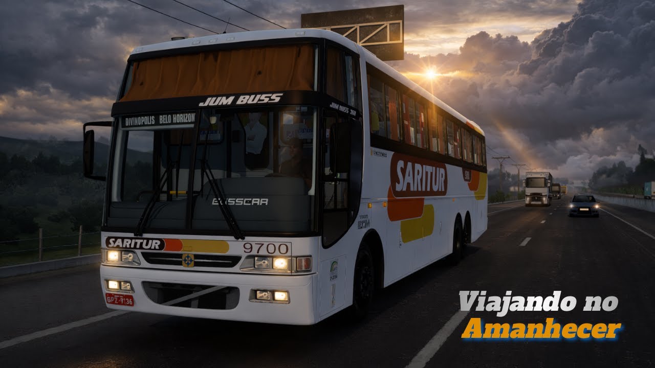 Viagem com o Jumbuss 360 B10M da SARITUR  | Pará de Minas X Betim | Mapa Minas Gerais