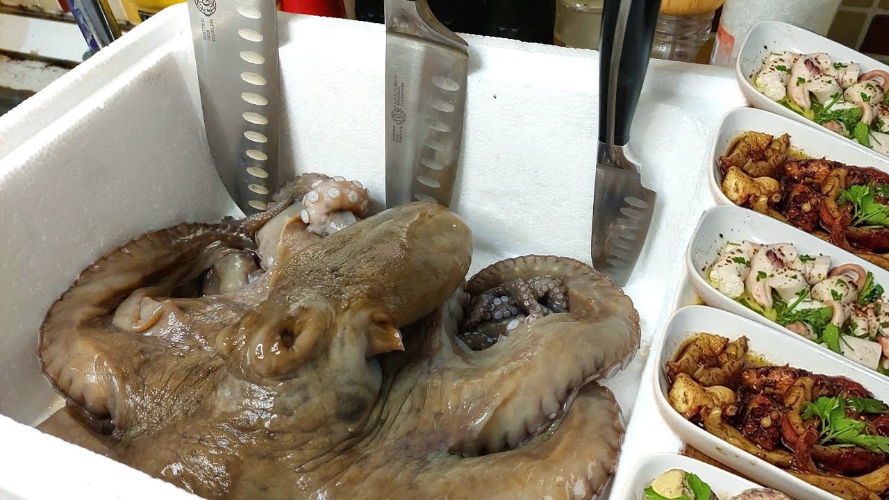 Как приготовить настоящего осьминога !!! Серия малоизвестных блюд РЕЦЕПТЫ ЗАКУСОК