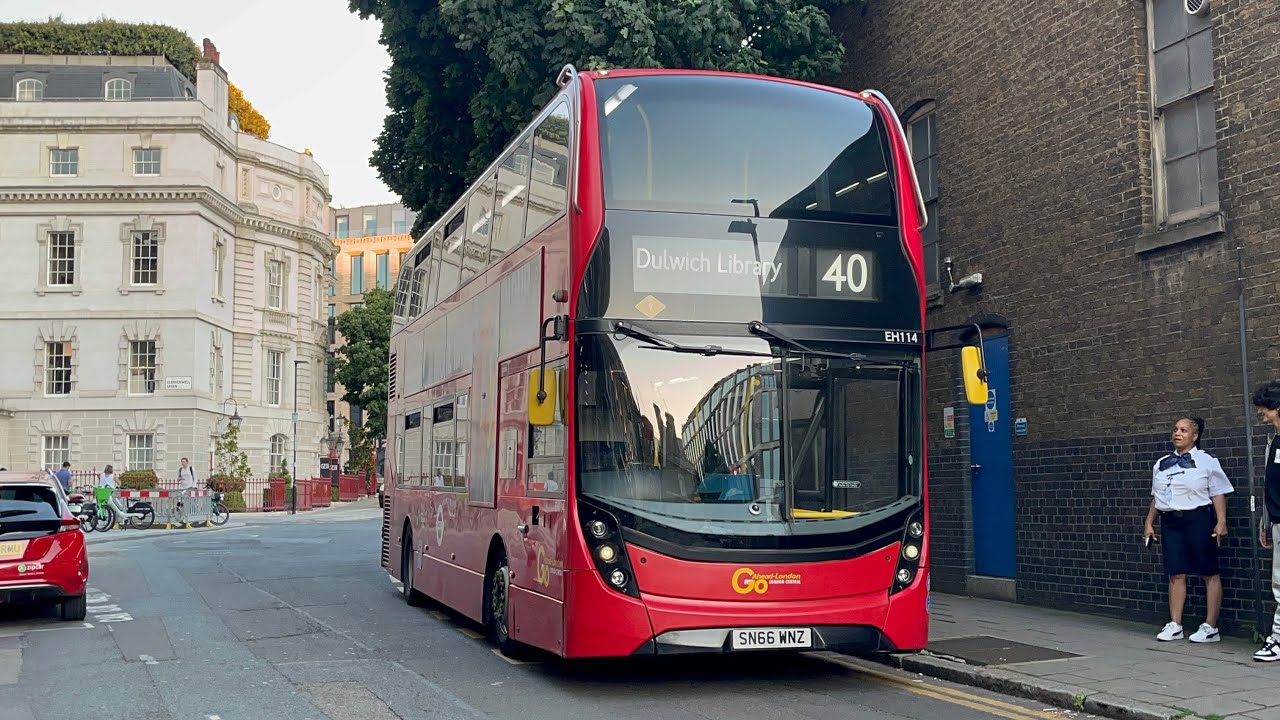 FRV. Go Ahead London Route 40. Clerkenwell Green - Dulwich Library. E400 Hybrid MMC EH114 (SN66 WNZ)