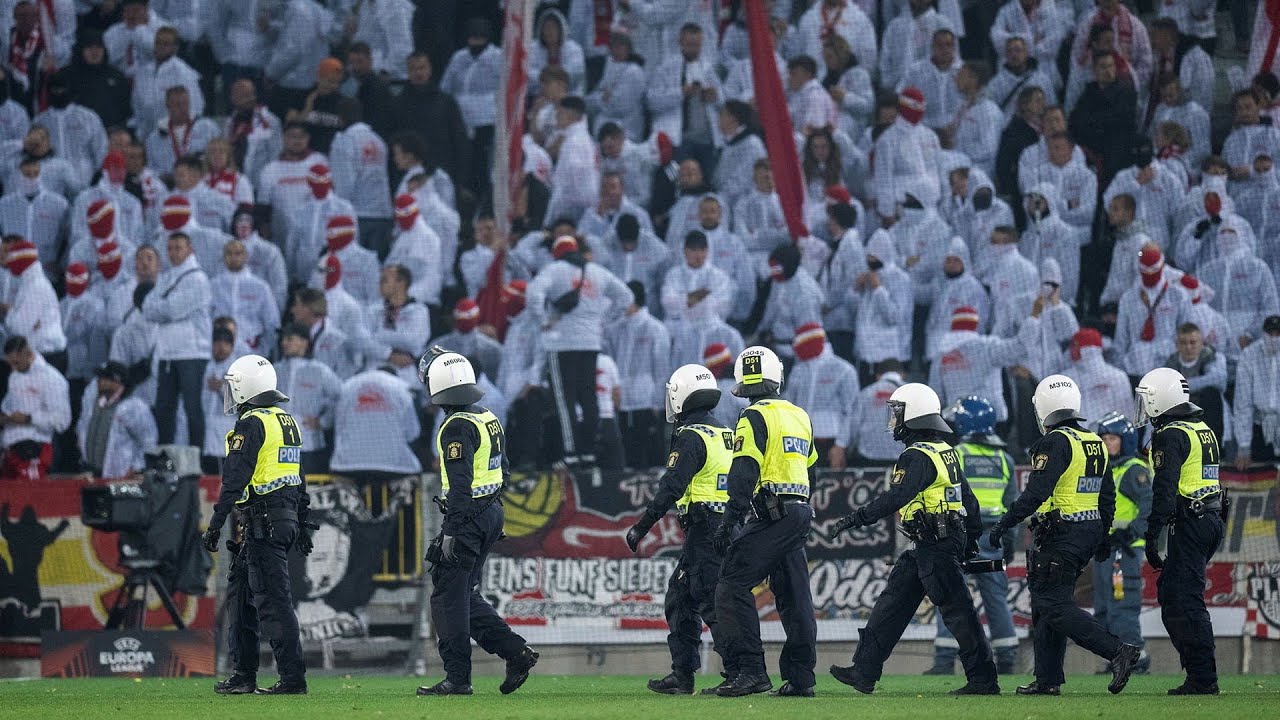 Skandalmatchen: Malm&ouml; FF - Union Berlin 2022  | Fyrverkeripj&auml;s Sm&auml;ller Av