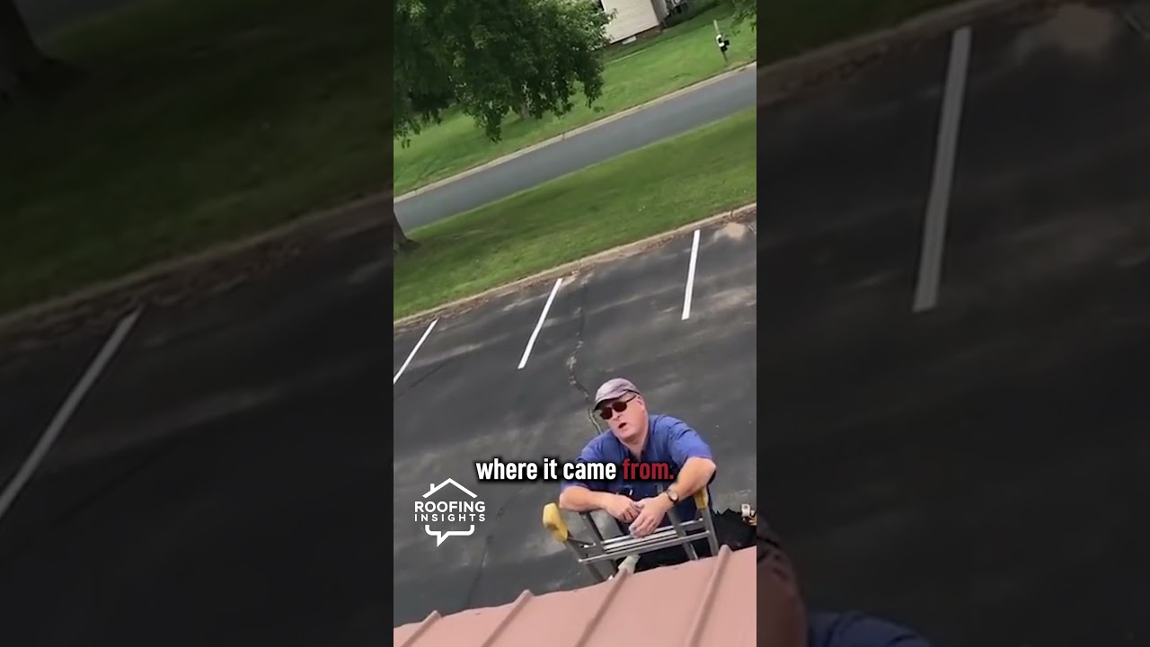 Insurance adjuster from Guide One caught scamming a roof inspection #shorts #exposed #roofing