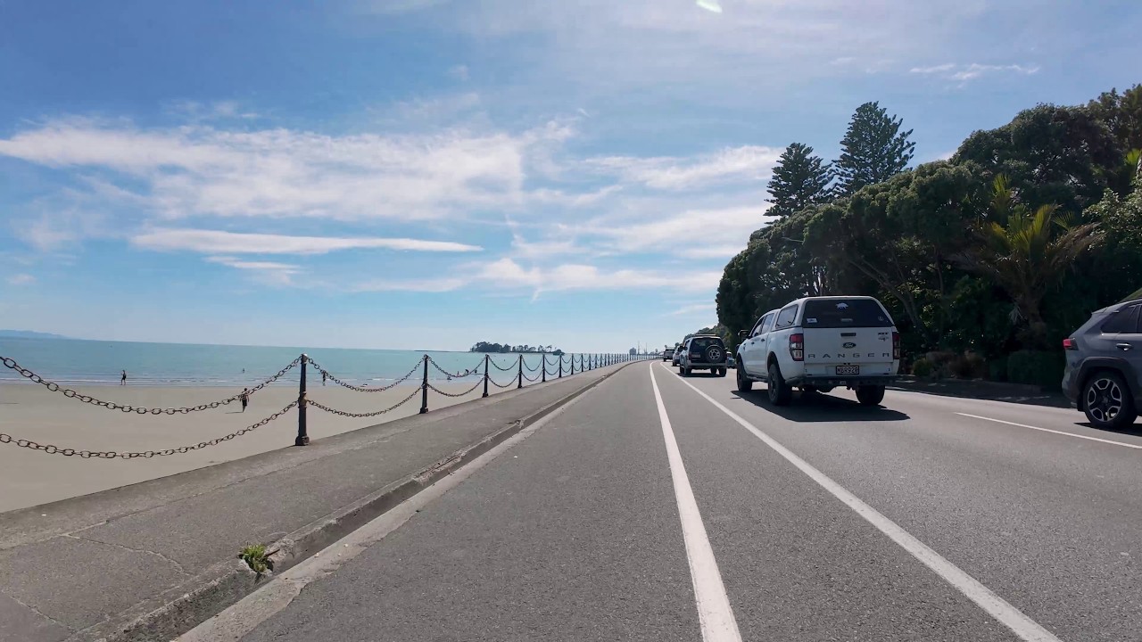 Ride : Tahunanui along Rocks Road & the Maitai Walkway to Trafalgar Street 4K video