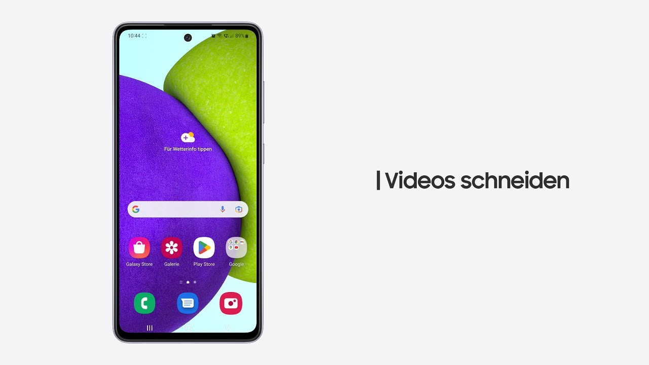 Galaxy Smartphone: Videos schneiden
