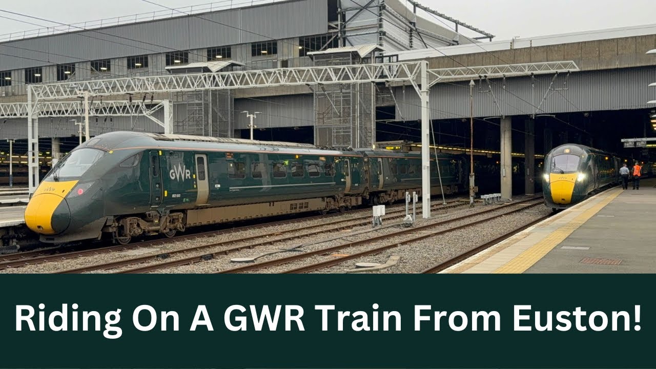 Travelling on a GWR Train from Euston!