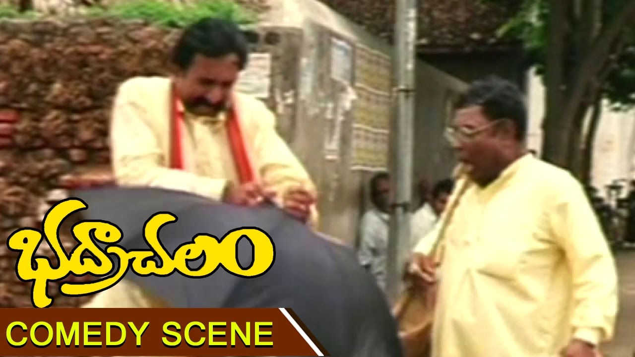 Narra Venkateswara Rao & Gundu Hanumantha Rao Comedy Scene || Bhadrachalam Movie || Srihari