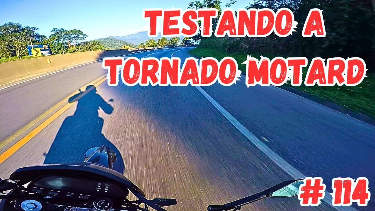 Estressando a Tornado Motard subindo a serra * DIA A DIA NO TRÂNSITO COM A TORNADO MOTARD EP. 114