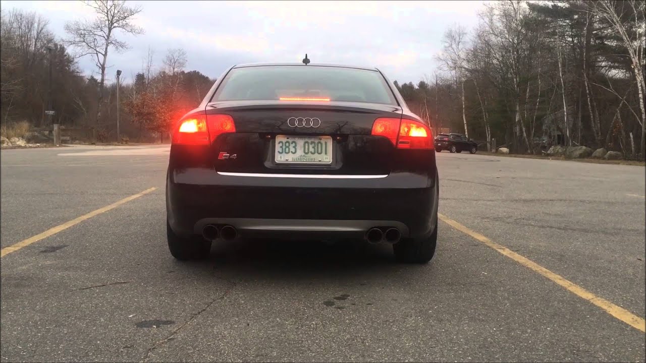 2007 Audi S4 B7 Magnaflow XL 3 Muffler Swap 4.2 V8 Before and After