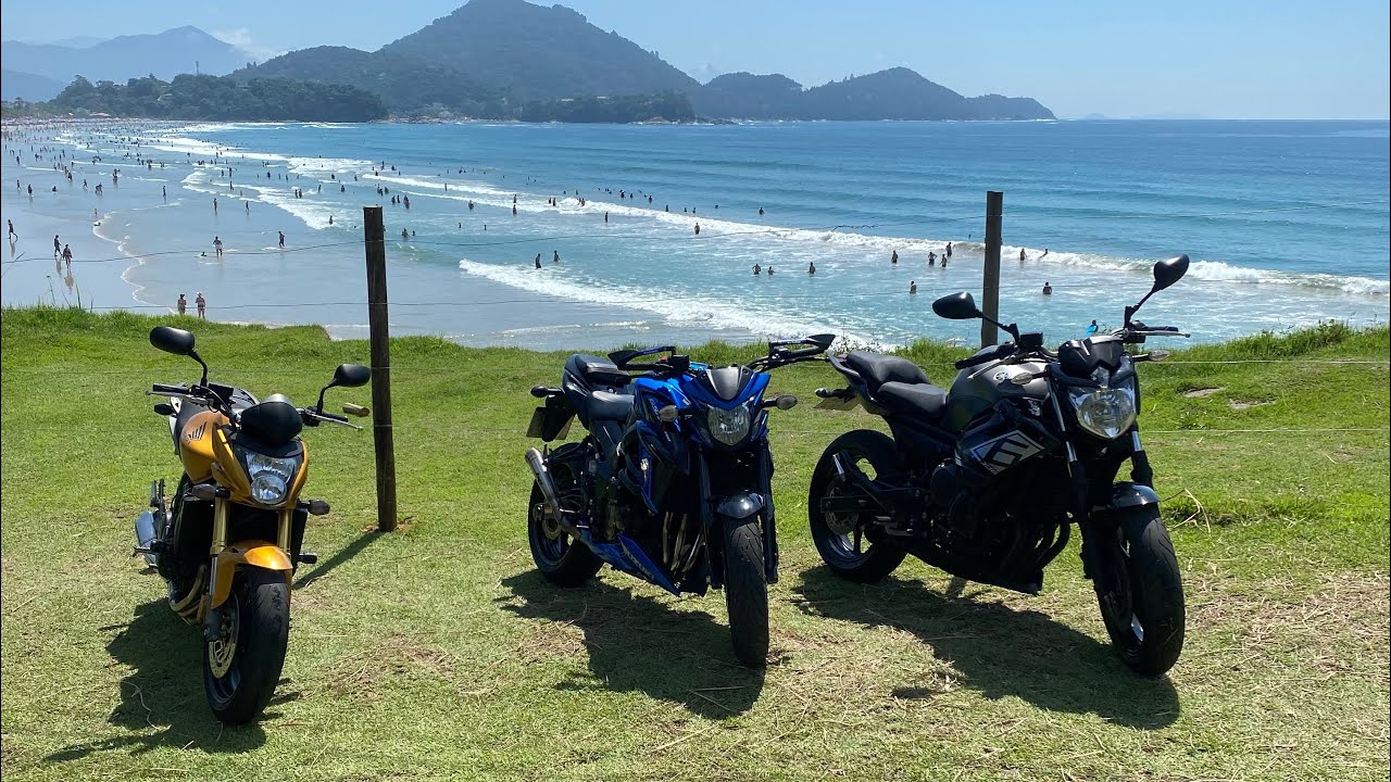 INDO PARA UBATUBA - XJ6 HORNET GSX750 - 4K