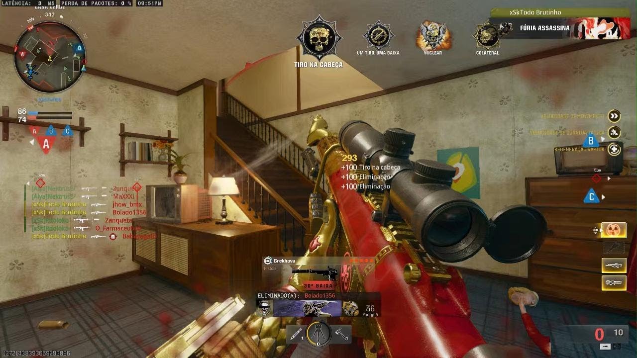 Meu vigésimo Terceiro Nuclear de Sniper com 82 de Killstreak e 88/0