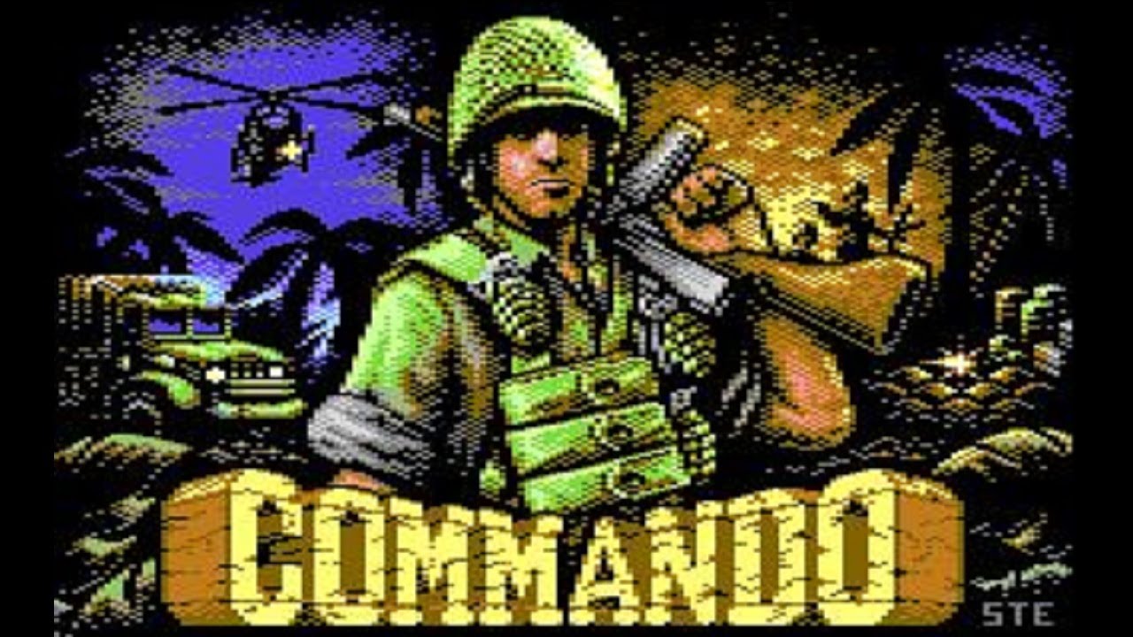 C64 music in HQ stereo - Commando - music by Rob Hubbard