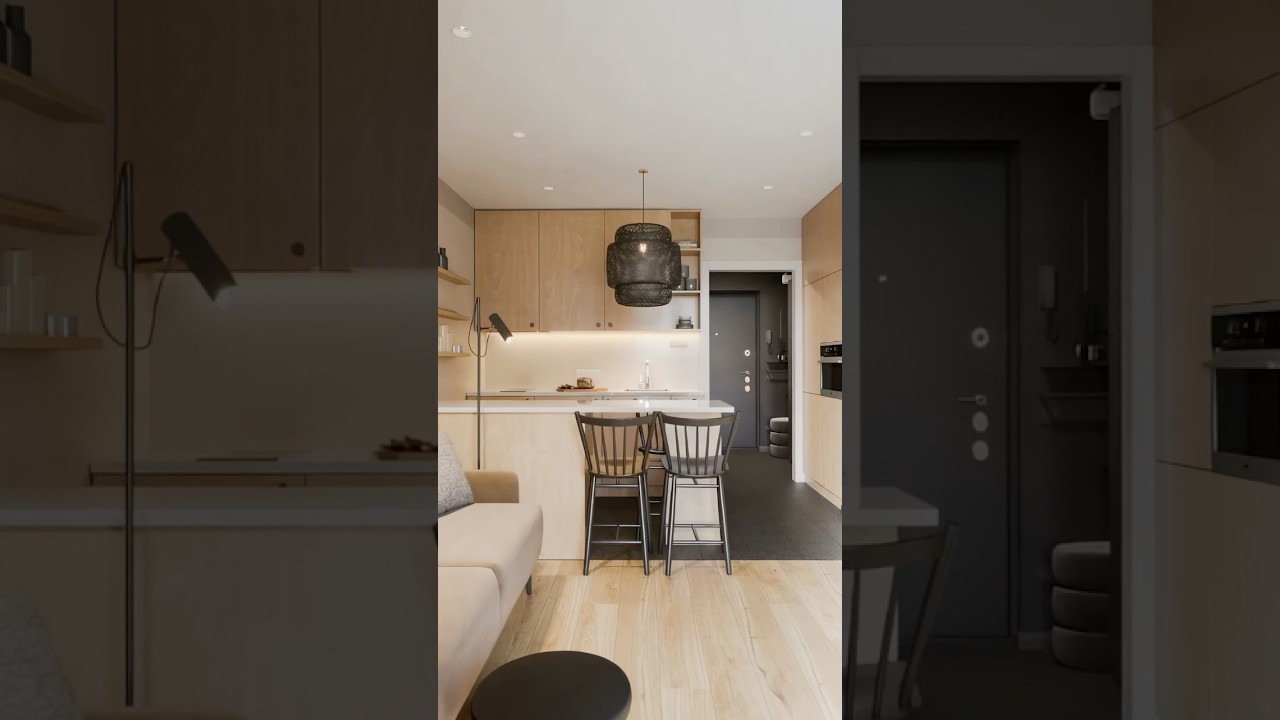 Дизайн квартиры студии 25кв.м