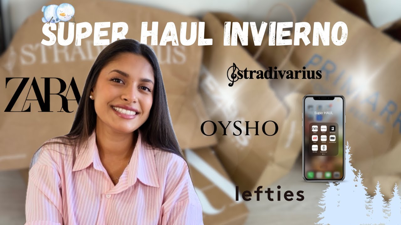 💸 SUPER HAUL INVIERNO | Zara, Stradivarius, Lefties, Oysho 💸