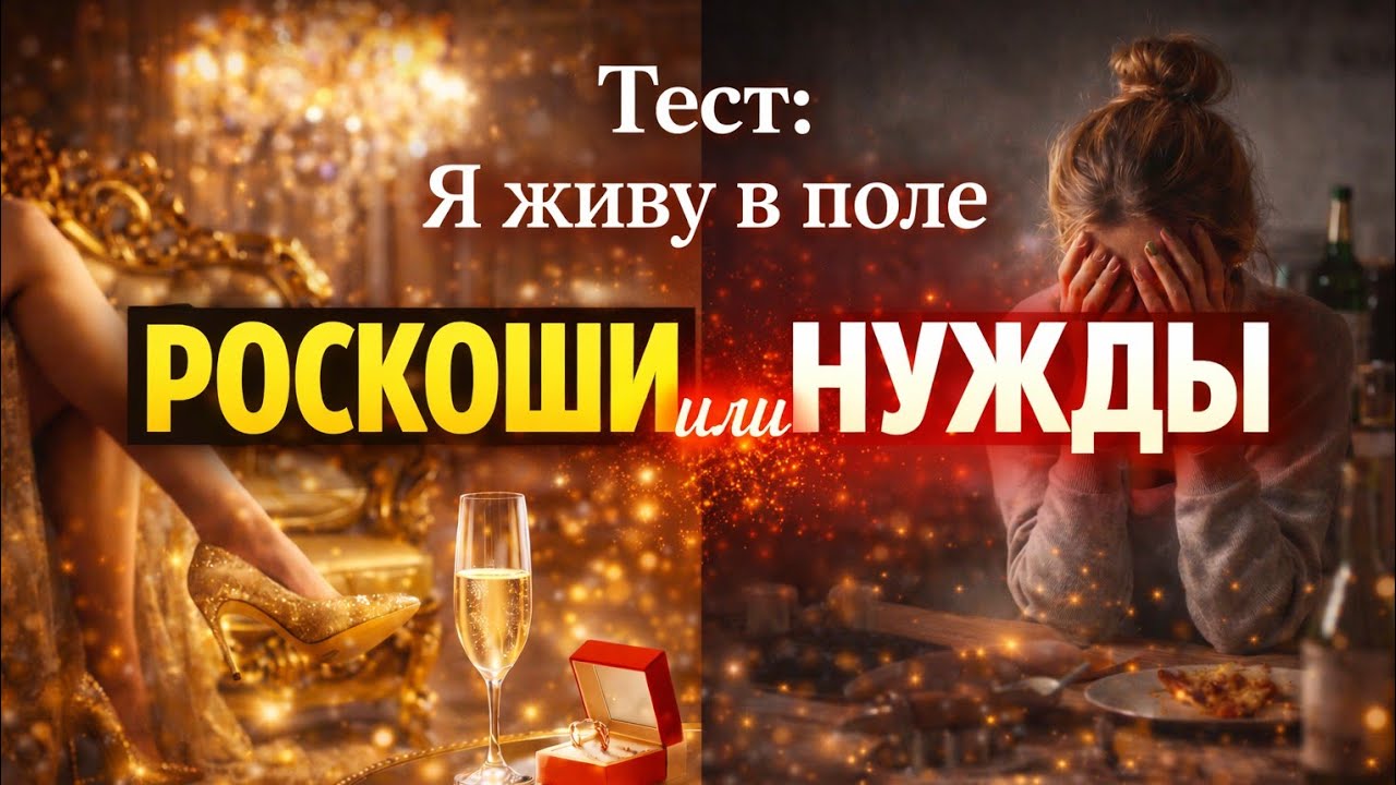 Урок 5  Тест: Я живу в поле РОСКОШИ или НУЖДЫ