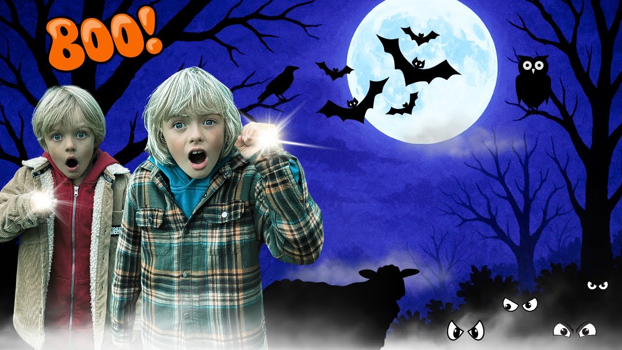 🦉A SPOOKY Night Walk Adventure🦇 Adventures with Sky and Finn