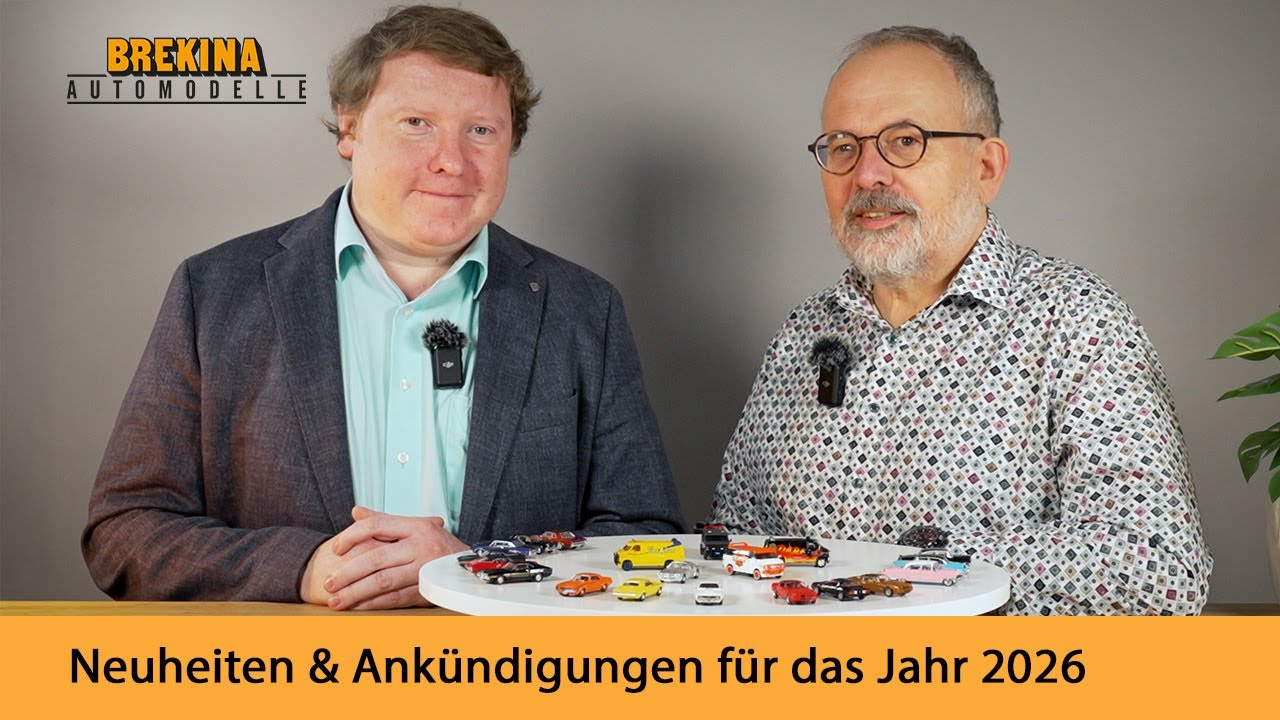 BREKINA 1:87 Modelle für die erste Hälfte 2026 – US-Cars, Motorsport, Trucks & mehr!