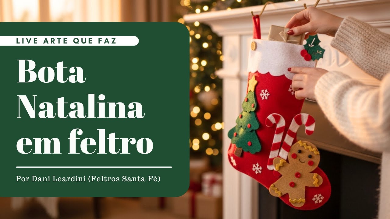 Bota Natalina em feltro | por Dani Leardini