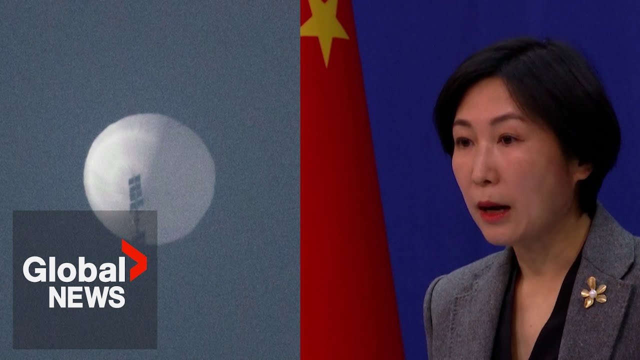 Suspected Chinese spy balloon spotted over US, China urges calm