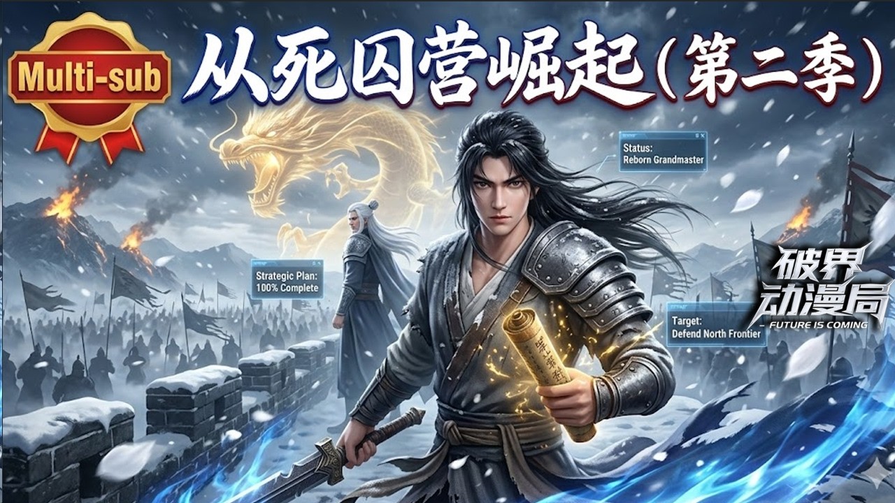 Multi sub（最新完结）💥💥💥网文大神穿越死囚营？江鼎：我脑子里全是顶级权谋，这乱世我想怎么玩就怎么玩！《从死囚营崛起（第二季）》#次元动漫  #破界 #動漫