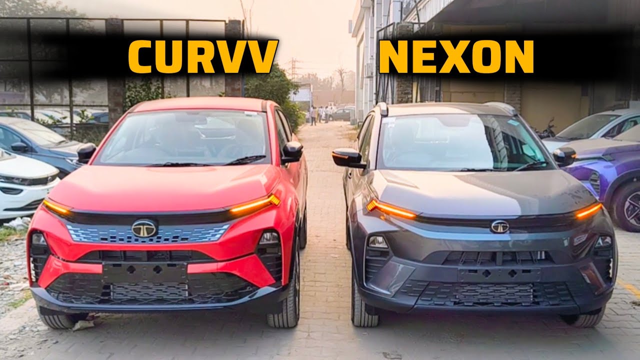 Tata Curvv Pure Plus vs Tata Nexon Smart Plus S 🦖 दोनों के Second Base Model में क्या क्या अंतर है