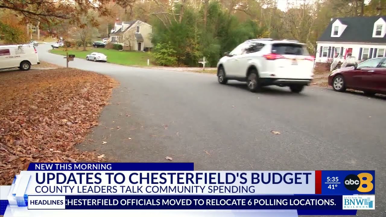Chesterfield County presents budget for fiscal year 2026