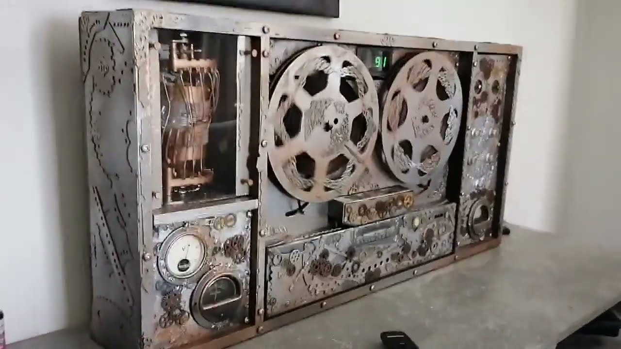Steampunk Tonbandgerät