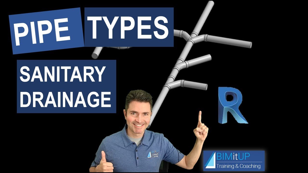 How to Create a Sanitary Drain Pipe Type in Revit MEP (Glued PVC Routing Preference) Tutorial