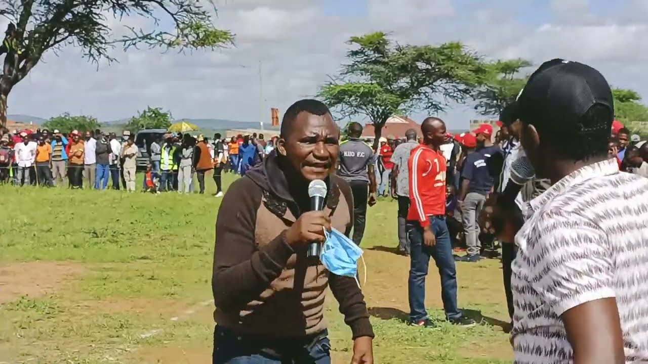 Nguna cup finals,Mkamba mjanja and tinda 7 at nguutani secondary school during Mjs FC VS Kitumbi FC