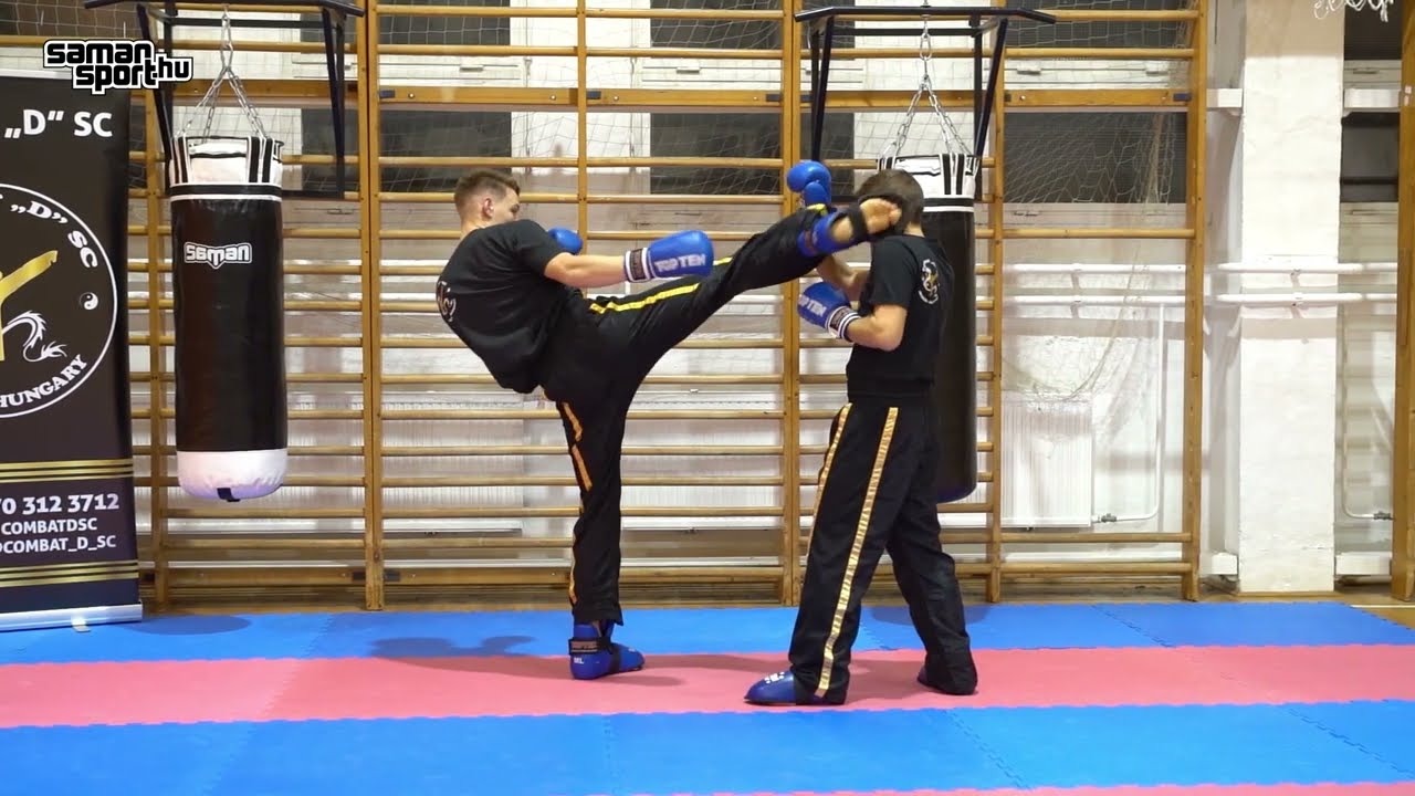 Kick-Box kombinációs gyakorlatok - Ütés-rúgás kombináció