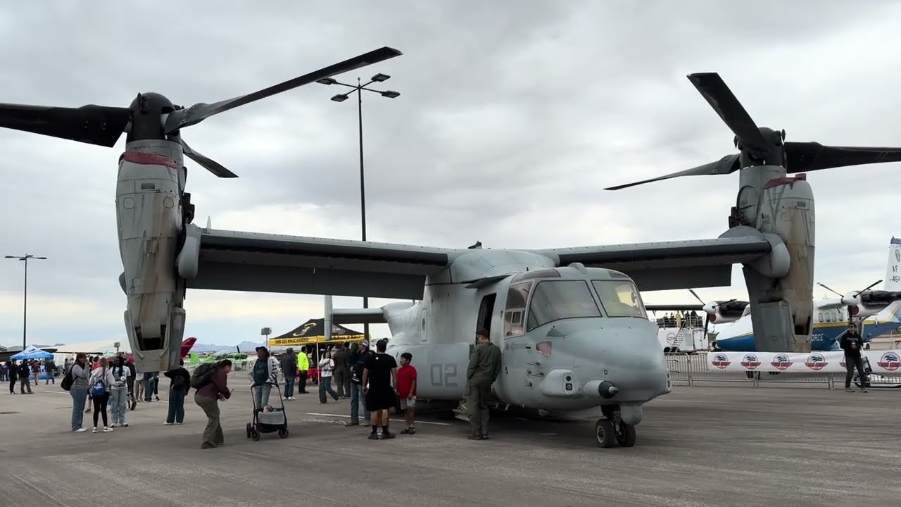 Bell Boeing V-22 Osprey walk around; Buckeye Air Fair 2026