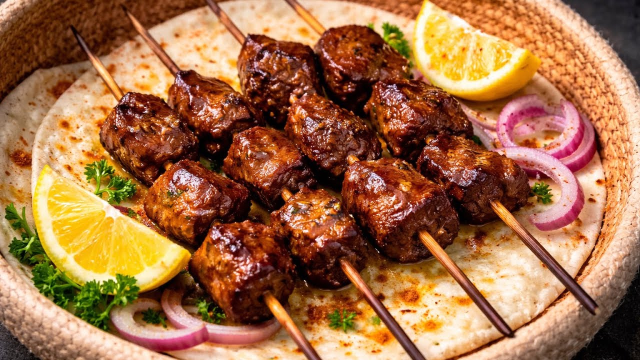 Perfect Liver Kebab | Oven Style 🤤کباب جگر عالی | به سبک فر 