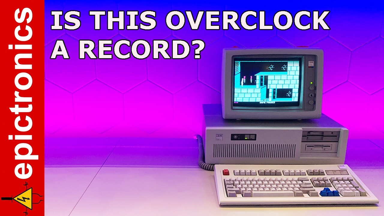 Extreme overclocking IBM AT 5170. Will it do 12MHz? + tantalum recap.