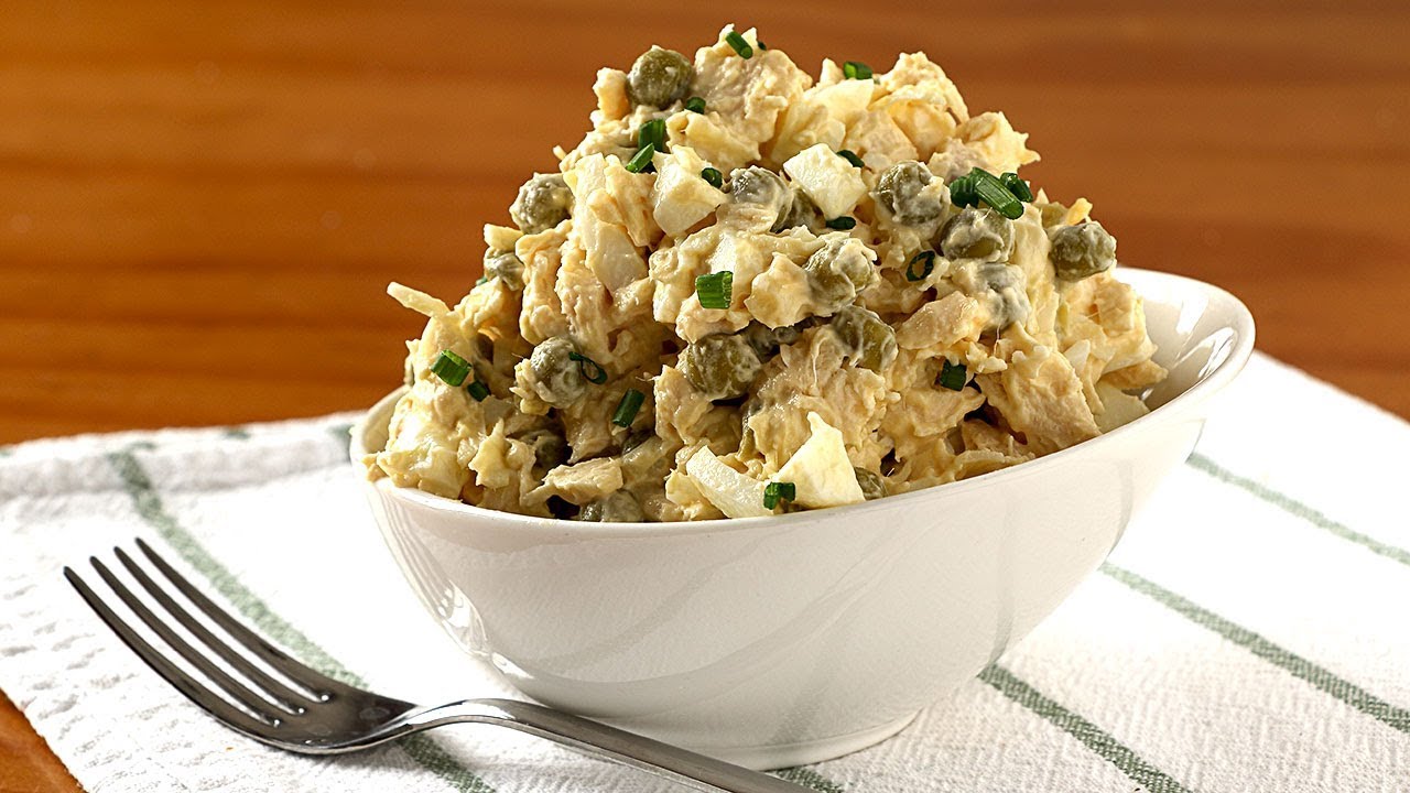 Ensalada POLLITO.  Mi abuela siempre la hacía en vez de ensaladilla rusa