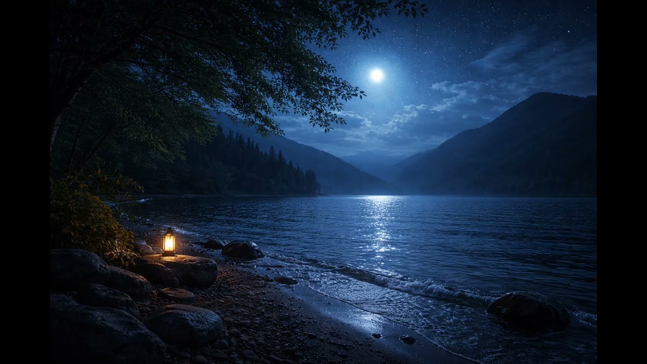Peaceful Forest Stream 🌲 Gentle Flowing Water for Deep Sleep (1 Hour)