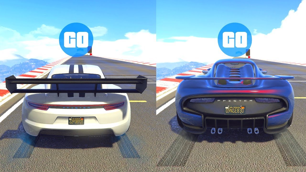 PFISTER NEON vs PFISTER 811!! TEST DE VELOCIDAD GTA 5 ONLINE