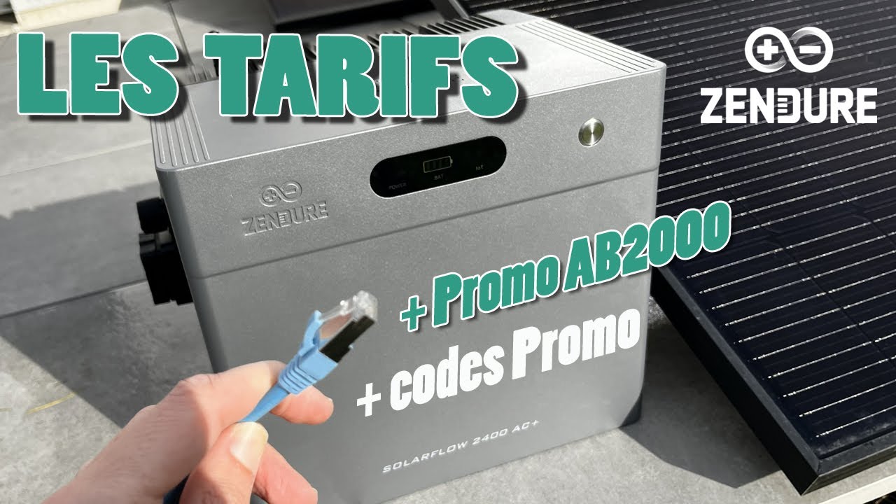 Les tarifs des nouveautés Zendure / Solarflow 2400 AC+, Pro et baisse des prix des batteries !
