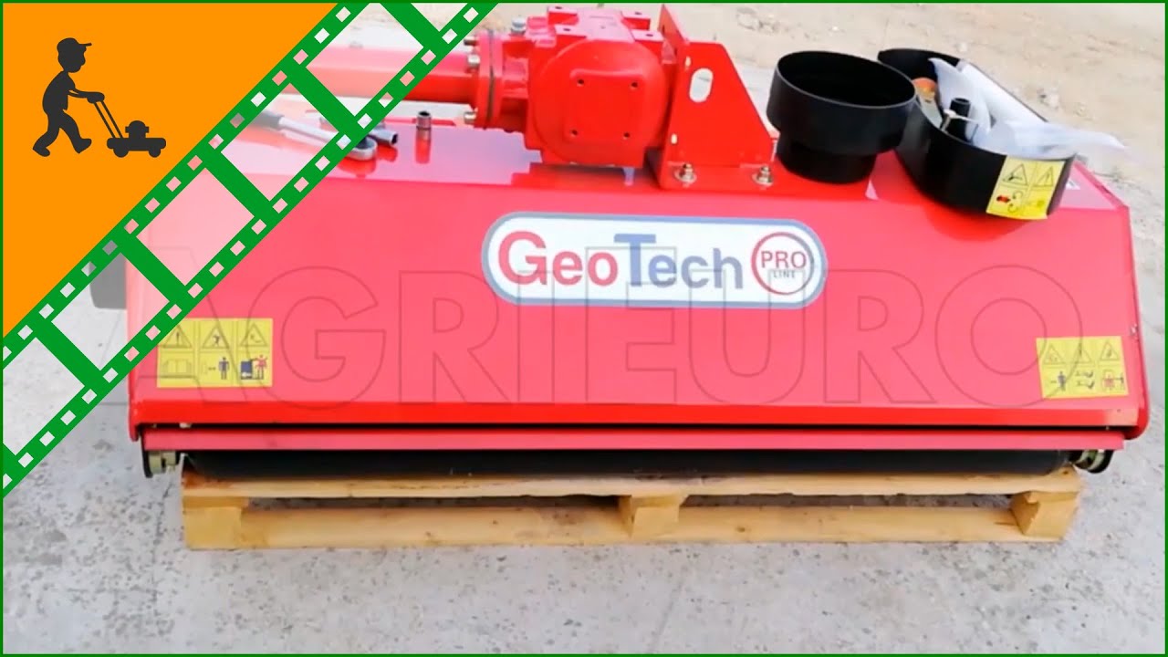 Montaje trituradora para tractor GeoTech Pro MFM 145 H