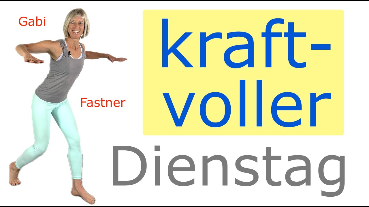 👍 20 min. kraftvoller Dienstag | statische Kräftigung - Positionen halten, ohne Geräte, im Stehen