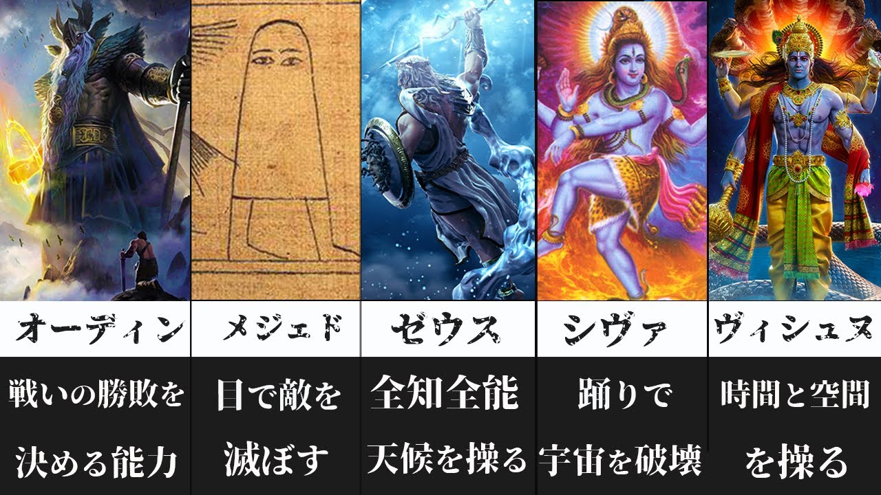 【ゆっくり解説】チートすぎる…世界の神話のヤバイ神様６選